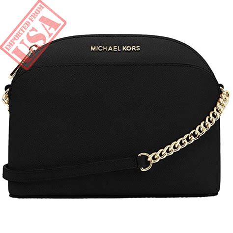 michael kors emmy saffiano leather medium crossbody bag|Michael Kors Emmy Saffiano Leather Medium Crossbody Bag.